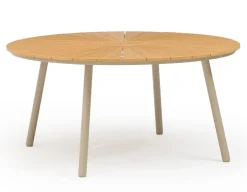 DaneLine Adam Havemøbelsæt - Nonwood - Ø150 cm - Latte