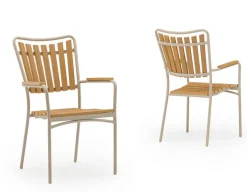 DaneLine Adam Havemøbelsæt - Nonwood - Ø150 cm - Latte