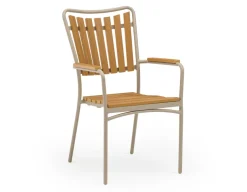 DaneLine Adam Havemøbelsæt - Nonwood - Ø150 cm - Latte