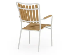 DaneLine Adam Havemøbelsæt - Nonwood - Ø150 cm - Hvid