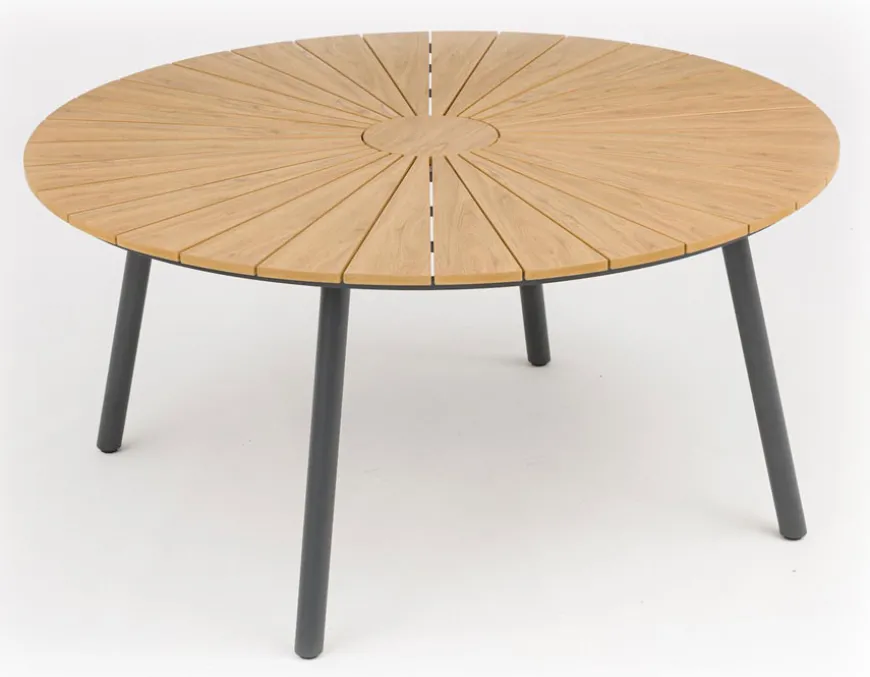 DaneLine Adam Havemøbelsæt - Nonwood - Ø150 cm - Grå