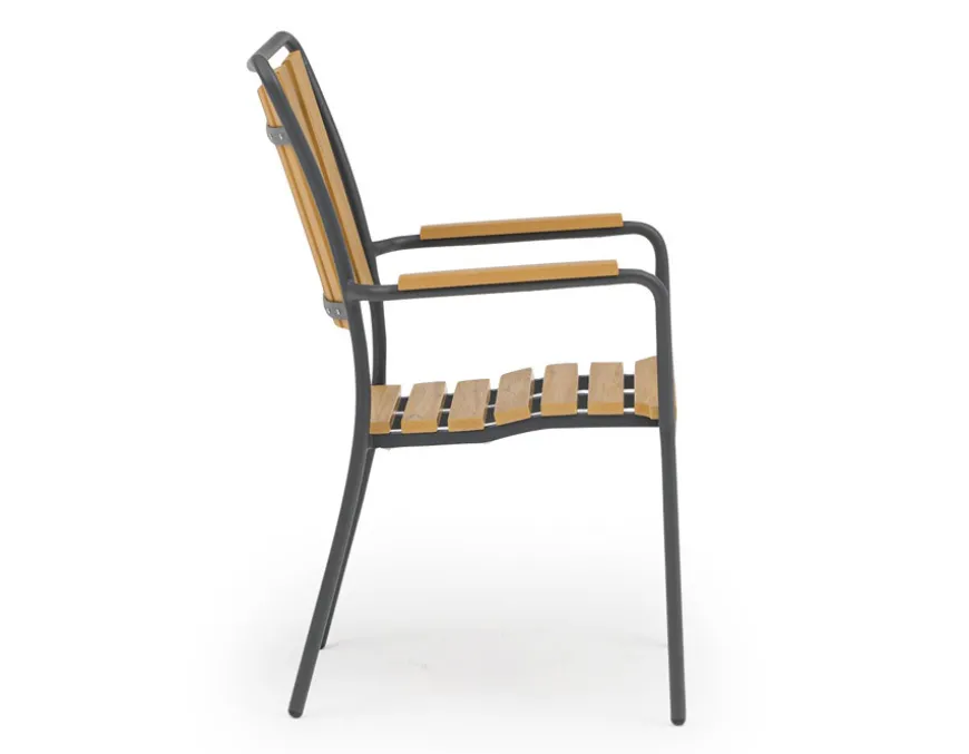 DaneLine Adam Havemøbelsæt - Nonwood - Ø150 cm - Grå