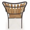 DaneLine Eva Teak Cafésæt - Ø70 cm - Grå