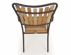DaneLine Eva Teak Cafésæt - Ø70 cm - Grå