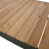 DaneLine Eva Teak Havebord - 102x219 cm - Grå