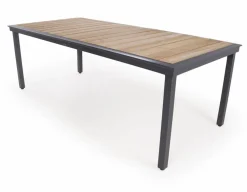 DaneLine Eva Teak Havebord - 102x219 cm - Grå