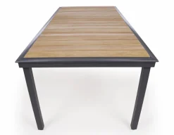DaneLine Eva Teak Havemøbelsæt - 102x219 cm - Grå