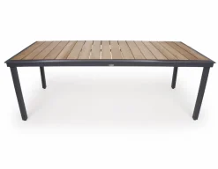 DaneLine Eva Teak Havemøbelsæt - 102x219 cm - Grå