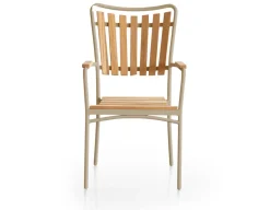 DaneLine Eva Teak Havemøbelsæt - Ø130 cm - Latte
