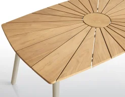 DaneLine Eva Teak Havemøbelsæt m/bænk+2 stole - 90x160 cm - Latte