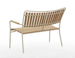 DaneLine Eva Teak Havemøbelsæt m/bænk+2 stole - 90x160 cm - Latte