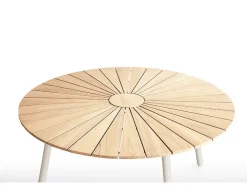 DaneLine Eva Teak Havemøbelsæt - Ø150 cm - Latte