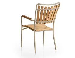 DaneLine Eva Teak Havemøbelsæt - Ø150 cm - Latte