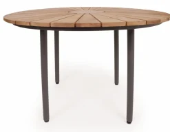 DaneLine Eva Teak Havemøbelsæt - Ø110 cm - Grå