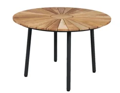 DaneLine Eva Teak Havemøbelsæt - Ø110 cm - Grå