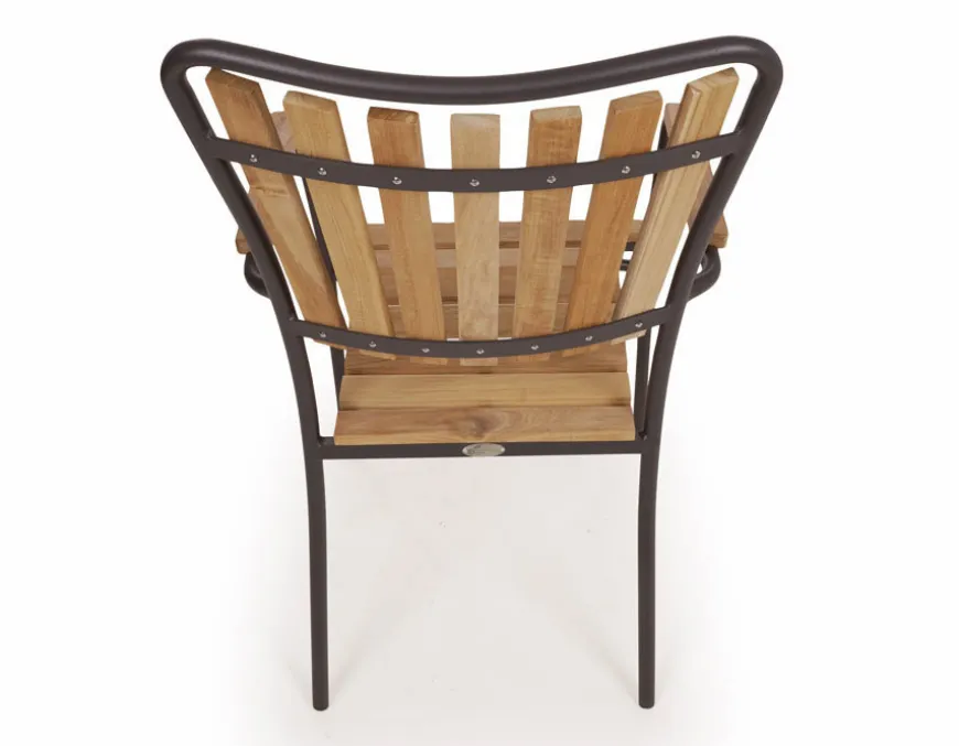 DaneLine Eva Teak Havemøbelsæt - Ø110 cm - Grå