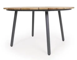 DaneLine Eva Teak Havemøbelsæt - Ø130 cm - Grå