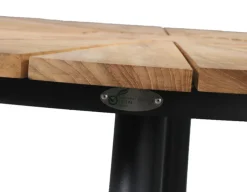 DaneLine Eva Teak Havemøbelsæt - Ø130 cm - Grå