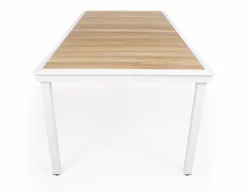 DaneLine Eva Teak Havemøbelsæt - 102x219 cm - Hvid