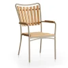 DaneLine Eva Teak Stabelstol - Latte
