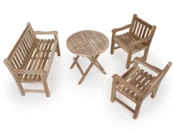 Dara Børnesæt - Teak