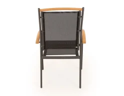 Dina Havemøbelsæt m/6 Stabelstole - 100x200/280 cm