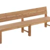 Duncan Plankebænk m/ryglæn - 290 cm