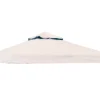 Extra tag til Luxus Pavillon 3x3 m - Hvid