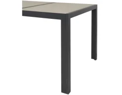 Fanø Geneve Keramik Havemøbelsæt - 90x195 cm - Dusty/beige