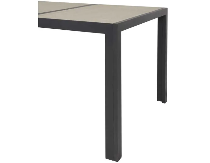 Fanø Geneve Keramik Havemøbelsæt - 90x195 cm - Dusty/beige