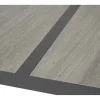 Fanø Geneve Keramik Havemøbelsæt - 90x195 cm - Sort/grå