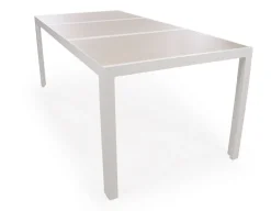 Fanø Geneve Keramik Havemøbelsæt - 90x195 cm - Lysgrå