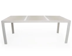 Fanø Keramik Havebord - 90x195 cm - Gråhvid/Beige