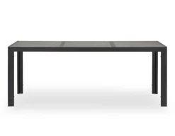Fanø Paris Keramik Havemøbelsæt - 90x195 cm - Sort/grå