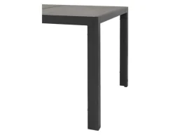 Fanø Paris Keramik Havemøbelsæt - 90x195 cm - Sort/grå