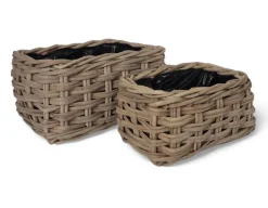 Fletkurv - Kubu Naturrattan - 46x64 cm