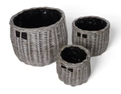 Fletkurv - Kubu Naturrattan - Ø21 cm