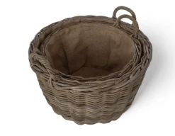 Fletkurv - Naturrattan - Ø53 cm