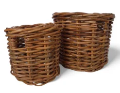 Fletkurv - Naturrattan - Ø:60 cm