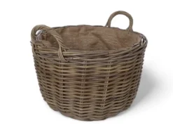 Fletkurv - Naturrattan - Ø44 cm