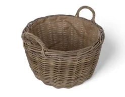 Fletkurv - Naturrattan - Ø44 cm