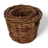 Fletkurv - Naturrattan - Ø:46 cm