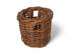 Fletkurv - Naturrattan - Ø:46 cm