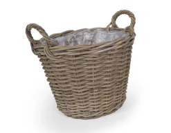 Fletkurv - Naturrattan - Ø:40 cm