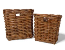Fletkurv - Naturrattan - 52x52 cm