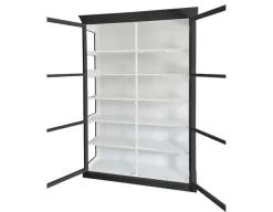 Fyn Vitrineskab - 212x148x44 cm