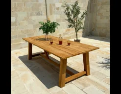 Hercules Teak Plankebord - 100x246 cm