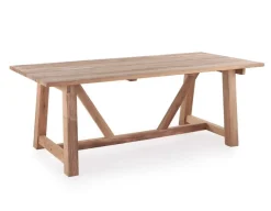 Hercules Tonka Teak havemøbelsæt m/4 stole - 100x200 cm