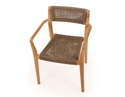 Hercules Tonka Teak havemøbelsæt m/8 stole - 100x290 cm