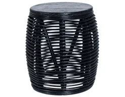 Jawi Skammel - Naturrattan - Sort